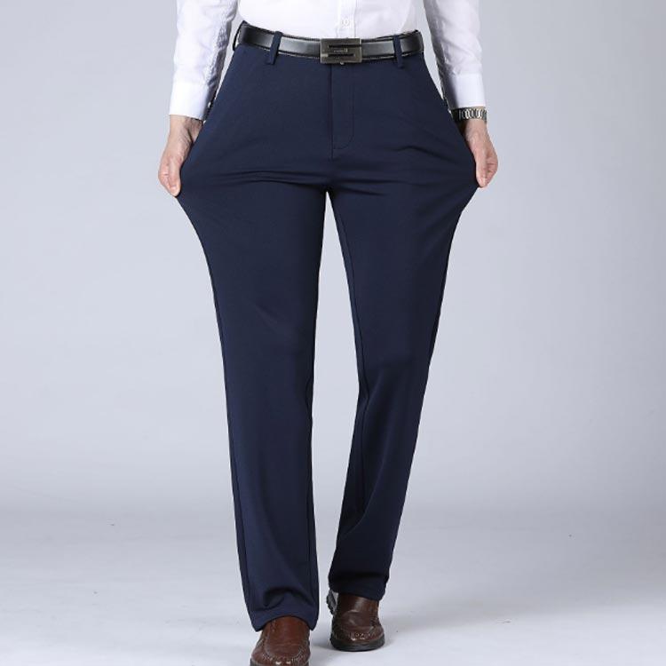 アイスシルクスラックス ストレッチパンツ メンズ スラックス パンツ ひんやり 接触冷感 夏用 ビジネスパンツ ノーアイロン 長ズボン 男性 父の日 |  | 02