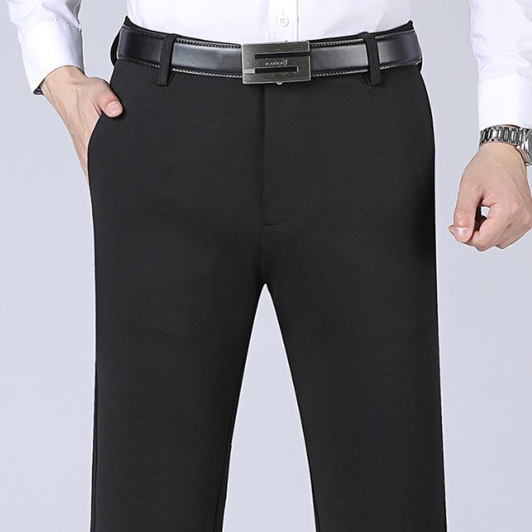 アイスシルクスラックス ストレッチパンツ メンズ スラックス パンツ ひんやり 接触冷感 夏用 ビジネスパンツ ノーアイロン 長ズボン 男性 父の日 |  | 03