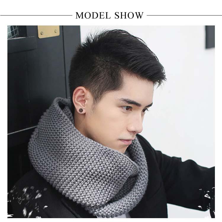 ネックウォーマー スヌード リブ編み ニットスヌード レディース