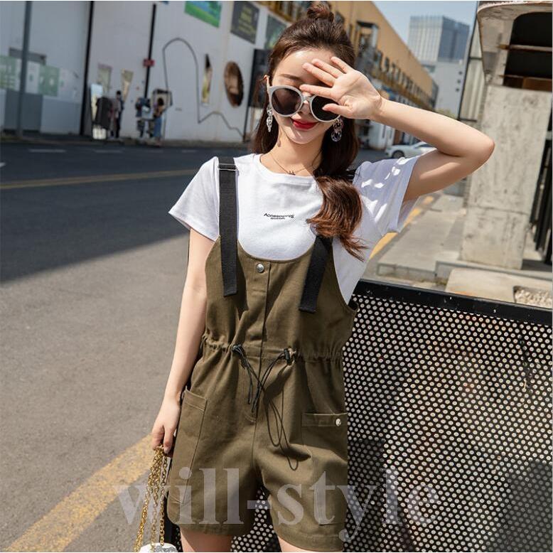 WEB限定カラー 春夏 大人気新品レディース可愛デザイン春サロペット