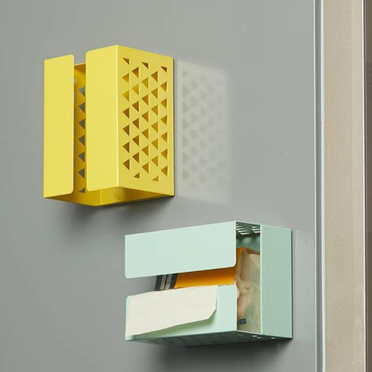 透かし彫り マグネット ティッシュケース ティッシュボックス コンパクト 収納 掛け ボックスティッシュケース 母の日 プレゼント テイッシュ ホルダ |  | 04