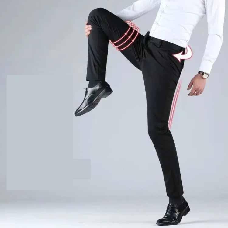 スーパーストレッチ スラックス 夏用 冷感 ノーアイロン スリム メンズ ストレッチパンツ 長ズボン ローライズ 洗える ウォッシャブル 美脚 ビジネ |  | 01