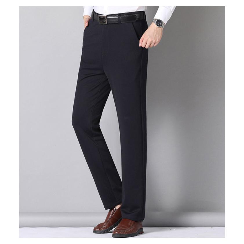 送料無料 ストレッチ スラックス メンズ パンツ 長ズボン ロングパンツ ストレートパンツ 裏起毛 ハイウェスト ストレッチパンツ ビジネススラックス |  | 11