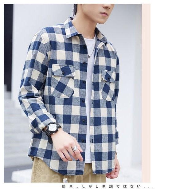 メンズ 長袖シャツ ブルー チェック柄 紳士服 黒シャツ 長袖 メンズポロシャツ チェックシャツ ボタンダウン カジュアルシャツ 春秋 新作 Fuk Wit5phxw Will Style 通販 Yahoo ショッピング