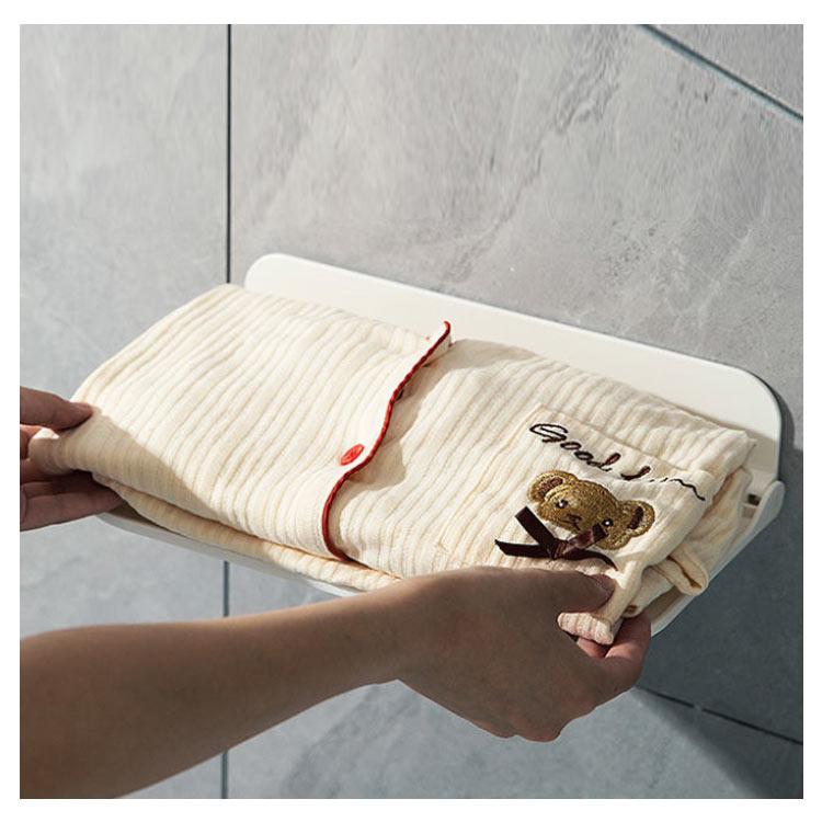 タオルラック タオル置き タオル収納 着替え置き パジャマ スマホ置き 小物入れ バスタオル収納 洗面所 シンプル おしゃれ 折り畳み コンパクト お |  | 10