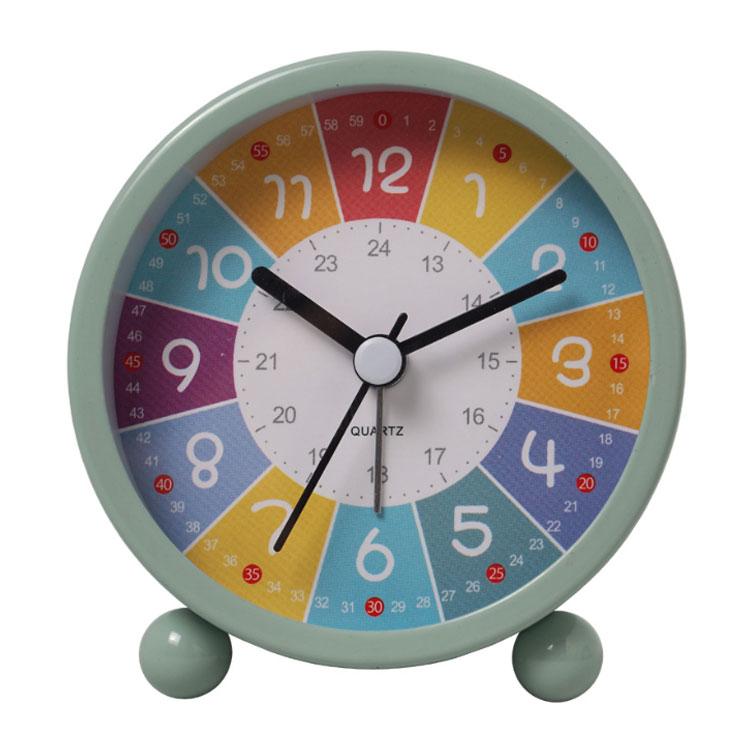 子供 知育目覚まし時計 目覚まし時計 アラーム 学生 寝室 かわいい おしゃれ 卓上時計 ライト 置き時計 大音量 時計 目覚まし めざまし時計 知育 |  | 03