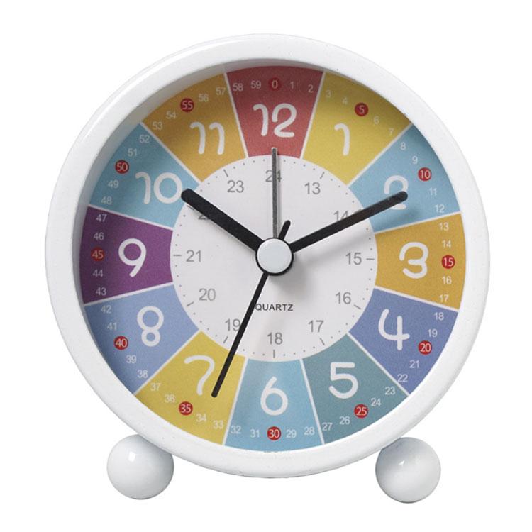 子供 知育目覚まし時計 目覚まし時計 アラーム 学生 寝室 かわいい おしゃれ 卓上時計 ライト 置き時計 大音量 時計 目覚まし めざまし時計 知育 |  | 04