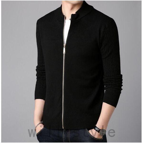 超歓迎 トップス カーディガン メンズ ニットジャケット ニットセーター メンズショット丈カーディガン長袖ニットジャケット無地アウター羽織コートトップス春秋 Www Threeriversofs Com
