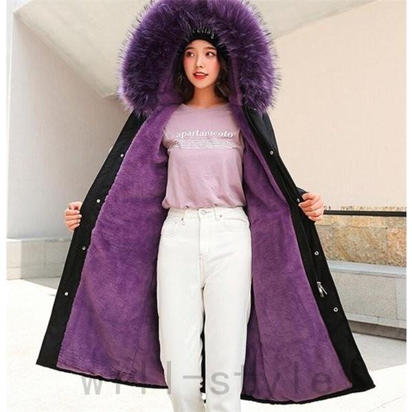 ボアロングコート韓国オルチャン原宿ストリートファーパーカー派手きれいめカラーかわいい40代30代冬アウターレディース｜will-style｜01