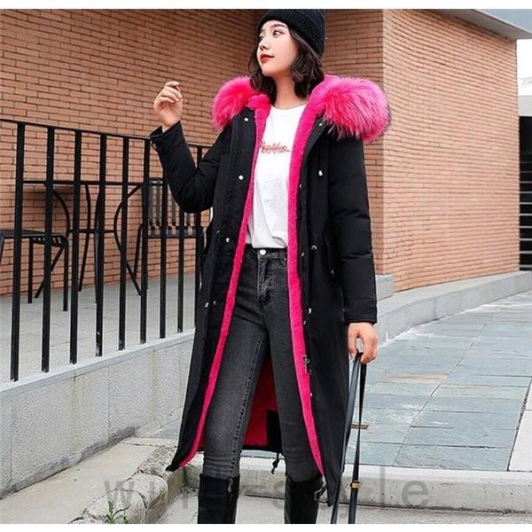 ボアロングコート韓国オルチャン原宿ストリートファーパーカー派手きれいめカラーかわいい40代30代冬アウターレディース｜will-style｜03