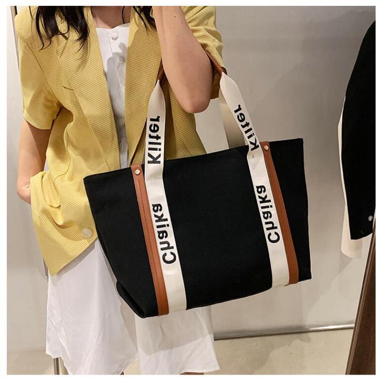 トートバッグフリル韓国オルチャンストリート英字バック可愛いきれいめ原宿系キャンバスショルダー Joy Po0orrz1 Will Style 通販 Yahoo ショッピング