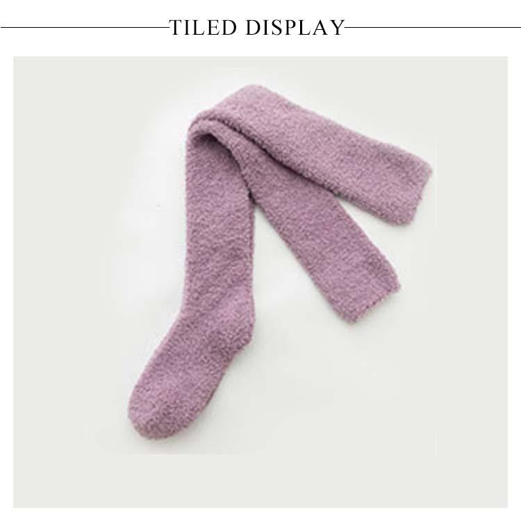 厚手 靴下 ニーハイソックス 2足セット レディース ロング丈 もこもこ ふわふわ オーバーニーソックス ニーハイソックス ルームソックス 無地 あっ |  | 11