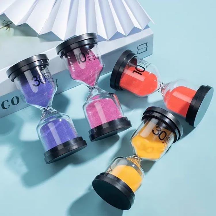 タイマー キッチンタイマー 砂時計 おしゃれ 1分 3分 5分 10分 15分 30分 子ども 学習 料理 デジタルタイマー カウントダウン 転倒防止 |  | 02