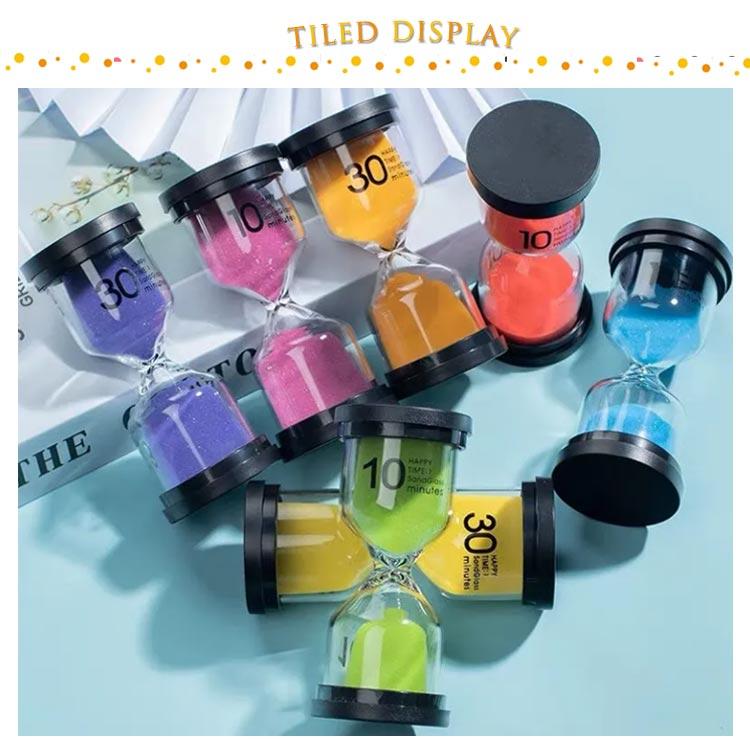 タイマー キッチンタイマー 砂時計 おしゃれ 1分 3分 5分 10分 15分 30分 子ども 学習 料理 デジタルタイマー カウントダウン 転倒防止 |  | 07