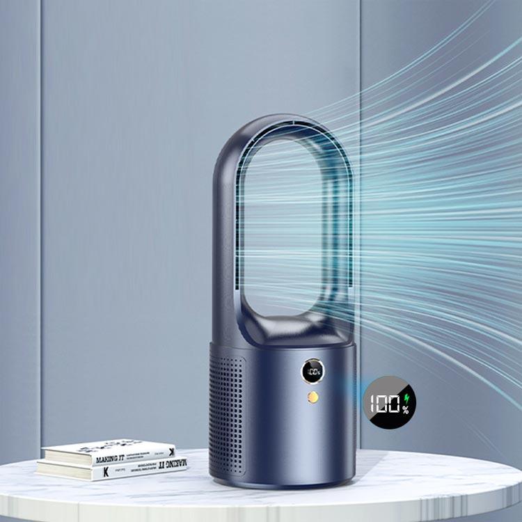 卓上扇風機 羽なし タワーファン 羽根なし ファン コードレス USB充電 羽根なし扇風機 卓上扇風機 サーキュレーター 自然風 6段階調節 静音 羽 |  | 01