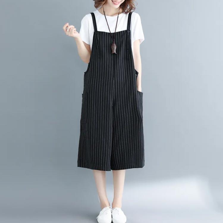 サロペットパンツ レディース サロペット パンツ 夏 ボーダー 大きサイズ ゆったり 七分丈 着痩せ ワイドパンツ ボトムス オールインワン オーバー |  | 02