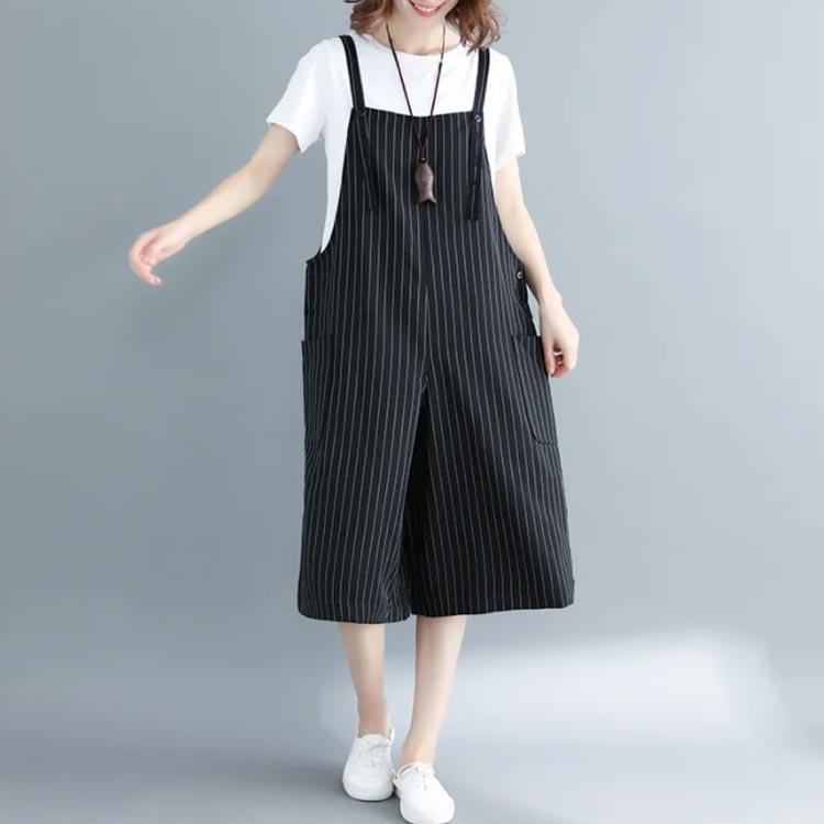 サロペットパンツ レディース サロペット パンツ 夏 ボーダー 大きサイズ ゆったり 七分丈 着痩せ ワイドパンツ ボトムス オールインワン オーバー |  | 03