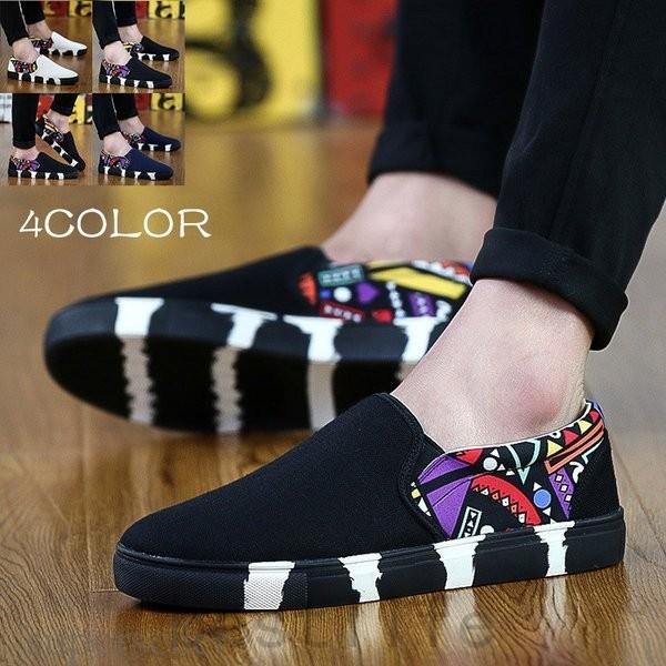 レビュー高評価の商品 ローファーメンズスリッポンスニーカー花柄ドライビングシューズウォーキング学生靴ローカット人気通気滑り止め軽量 ローファー カラー ブラック Www Propac Ma