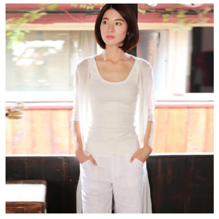 綿麻パンツ ベイカーパンツ ワイドパンツ ガウチョパンツ リラックス リネンパンツ ロングパンツ ベルボトム ブーツカット ウエストゴム 美脚シルエッ |  | 12