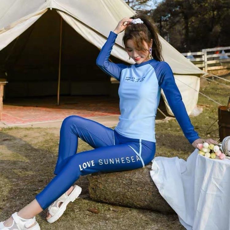 フィットネス水着 レディース セパレート 長袖シャツ ショートパンツ レギンス 体型カバー 水着 ビキニ 露出控えめ UVカット 紫外線対策 サーフパ |  | 03