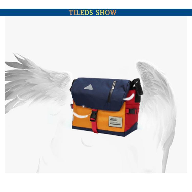 メッセンジャーバッグ 大容量 ショルダーバッグ カバン メンズ レディース ボディーバッグ ワンショルダー 斜めがけ 肩掛け バッグ 防水 軽量 ファ |  | 15