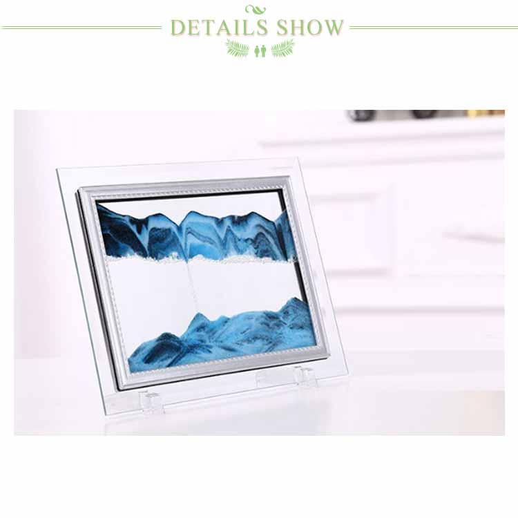 サンドピクチャー 砂絵 置き型 アート サンドアート スタンド付き インテリア 砂 流砂絵 流れる 砂絵時計 絵画 おしゃれ 綺麗 ユニーク お洒落 |  | 14