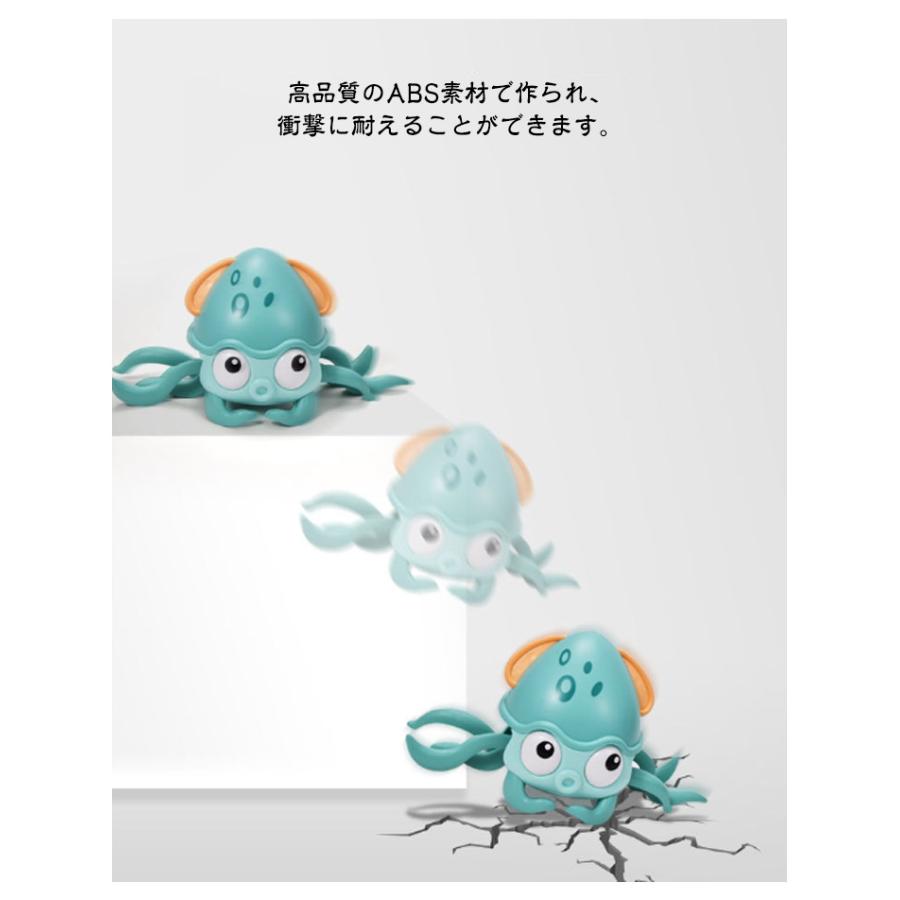 カニおもちゃ 電気カニ 子供向け ハイハイカニおもちゃ カニ タコ 走れ
