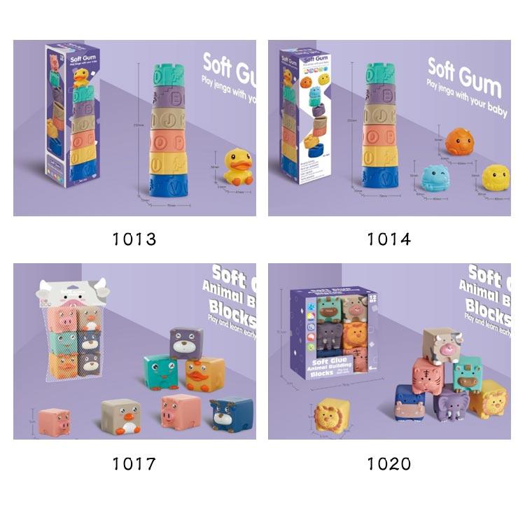 子供 知育玩具 音が鳴る ブロック 積み木セット 音の出るおもちゃ 赤ちゃん 積み木 柔らかい お風呂遊び 数字 動物 寅年 虎 牛 男の子 女の子 |  | 08