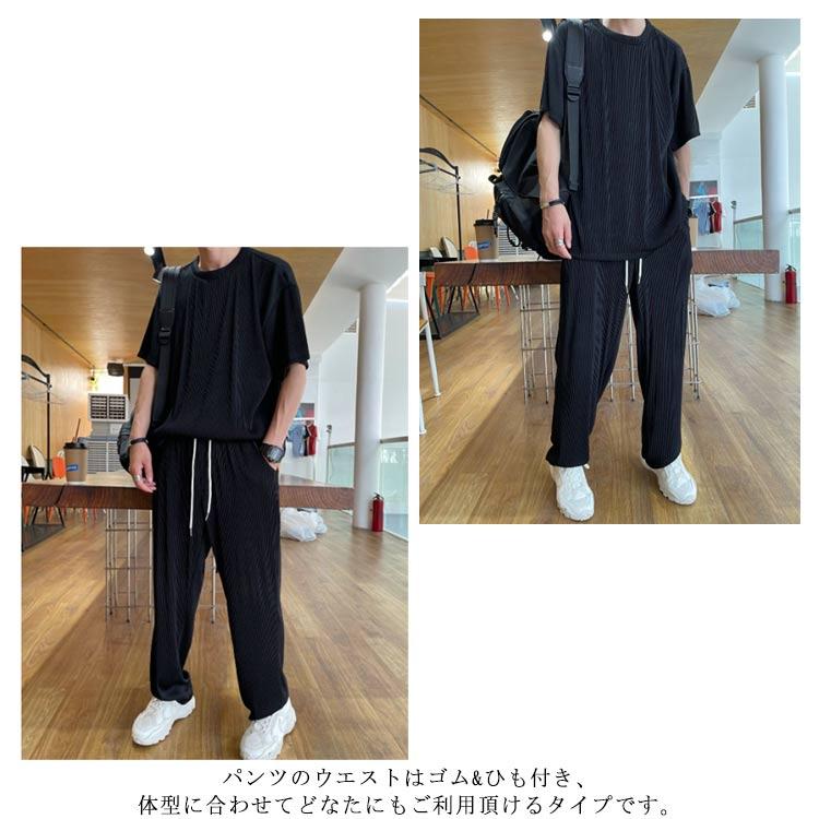 夏服 上下セット セットアップ メンズ ジャージ 運動服 スポーツウェア トレーニングウェア 半袖ｔシャツ トレーナー プルオーバーパーカー ワイドパ |  | 13