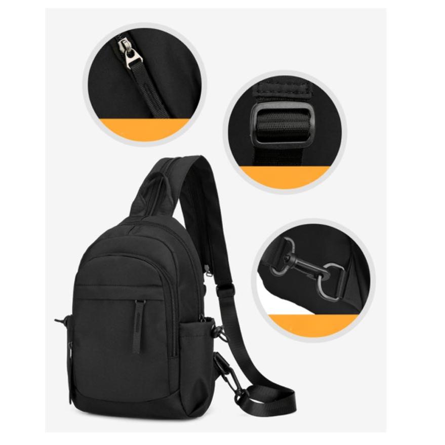 ボディバッグ リュックにもなる 2way ワンショルダー スリングバッグ ショルダーバッグ 撥水 肩掛け リュックサック バッグパック メンズ レディ |  | 12