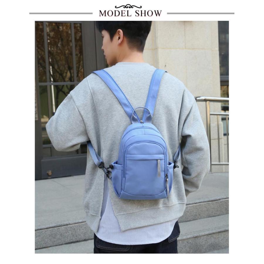 ボディバッグ リュックにもなる 2way ワンショルダー スリングバッグ ショルダーバッグ 撥水 肩掛け リュックサック バッグパック メンズ レディ |  | 16