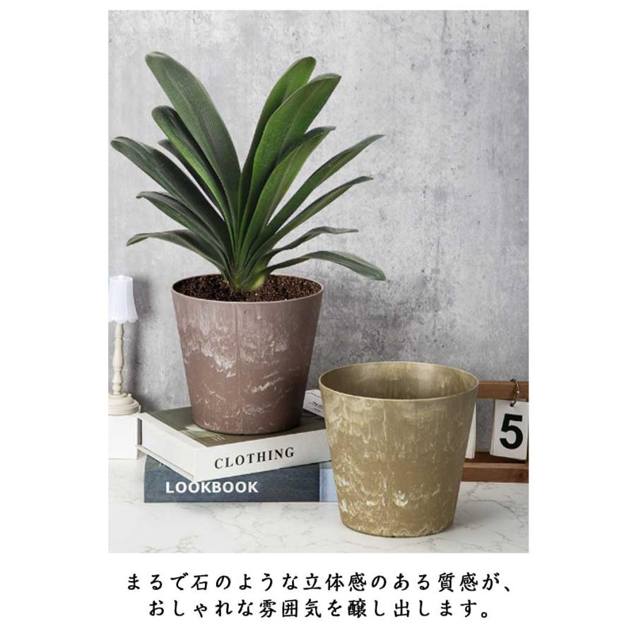 ポット 中型 4個セット 室内 小型 小さい 植木鉢 大型 鉢 おしゃれ 鉢 軽量 大きい 鉢カバー 屋内 植木鉢 プラスチック テラコッタ風 観葉植 |  | 10