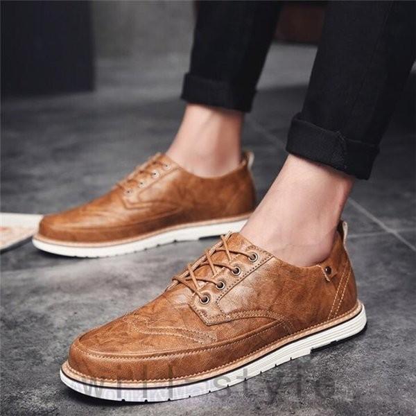 高級ブランド シューズ メンズ カジュアルシューズ 滑り止め 通気 紳士 メンズビジネスシューズ革靴プレーントゥ紳士靴フォーマルシューズ快適靴歩きやすい通勤リクエスト無地ハイカットシューズalohamahalo Www Threeriversofs Com