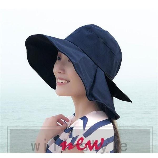帽子レディースハットuvカットつば広スポーツ夏日よけおしゃれかわいいお出かけ自転車