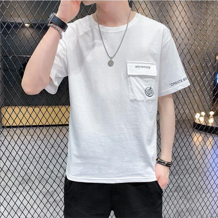 ｔシャツメンズ半袖綿夏カットソー紳士トップスカジュアルアメカジミリタリーメンズファッション Tr Sys