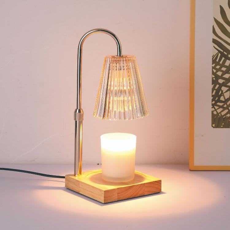 キャンドルウォーマー タイマー付き 高さ調整可能 無段階調光 アロマキャンドル キャンドルウォーマーランプ アロマランプ キャンドルランプ 木製 ラン |  | 01