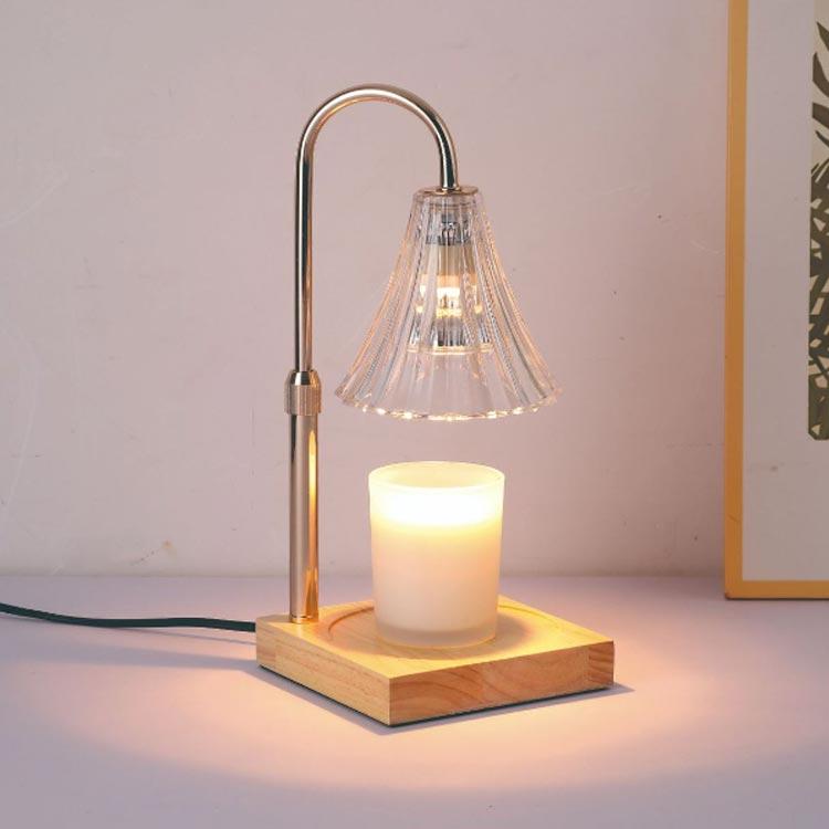 キャンドルウォーマー タイマー付き 高さ調整可能 無段階調光 アロマキャンドル キャンドルウォーマーランプ アロマランプ キャンドルランプ 木製 ラン |  | 03