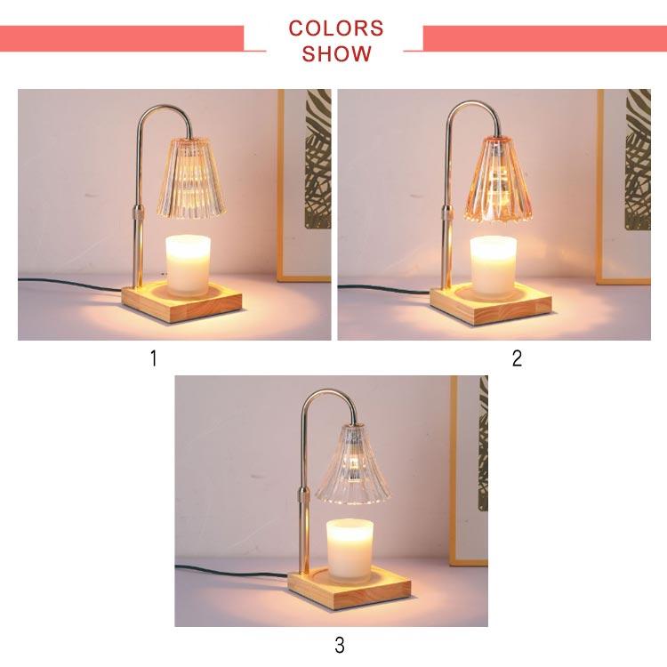 キャンドルウォーマー タイマー付き 高さ調整可能 無段階調光 アロマキャンドル キャンドルウォーマーランプ アロマランプ キャンドルランプ 木製 ラン |  | 06