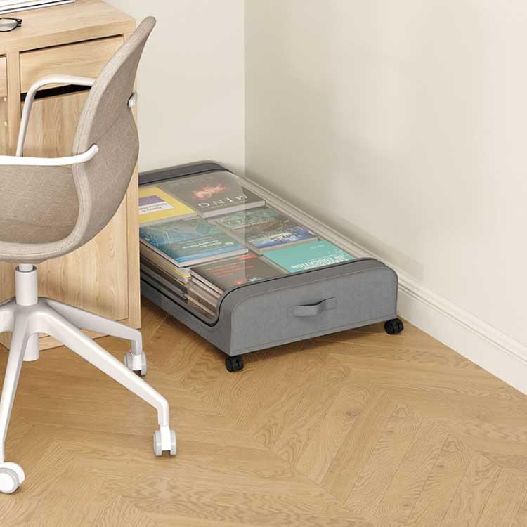 ベッド下 収納ボックス キャスター付き 衣装ケース 蓋付き 押し入れ 収納ケース 大容量 衣類収納 衣装収納 布団収納 ソファ下 ベッド下収納箱 スチ |  | 04