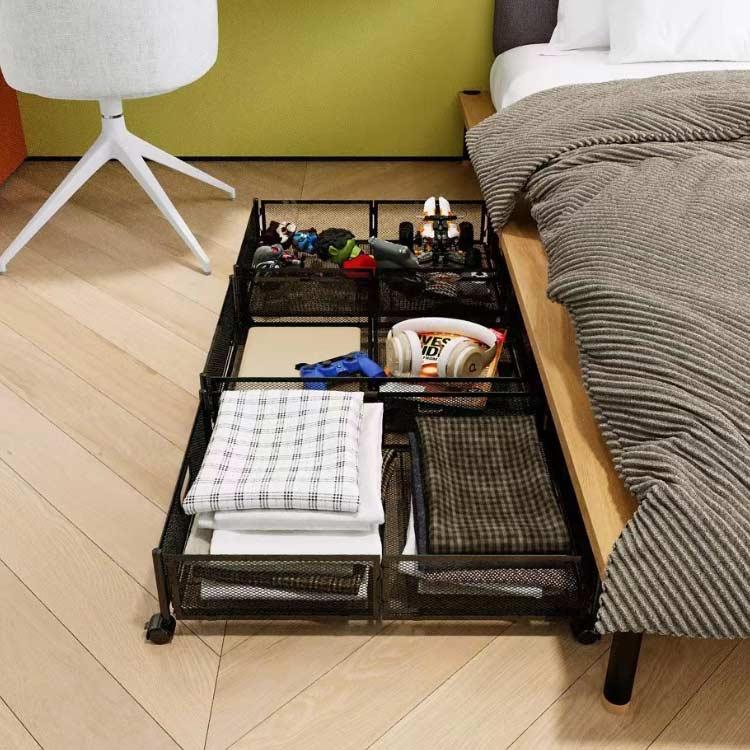 ベッド下収納 ラック キャスター付き ベッド下 収納ボックス 衣類収納 布団収納 ベッド下 収納ラック 収納ケース ベッド下 衣装ケース 折り畳み コ |  | 02