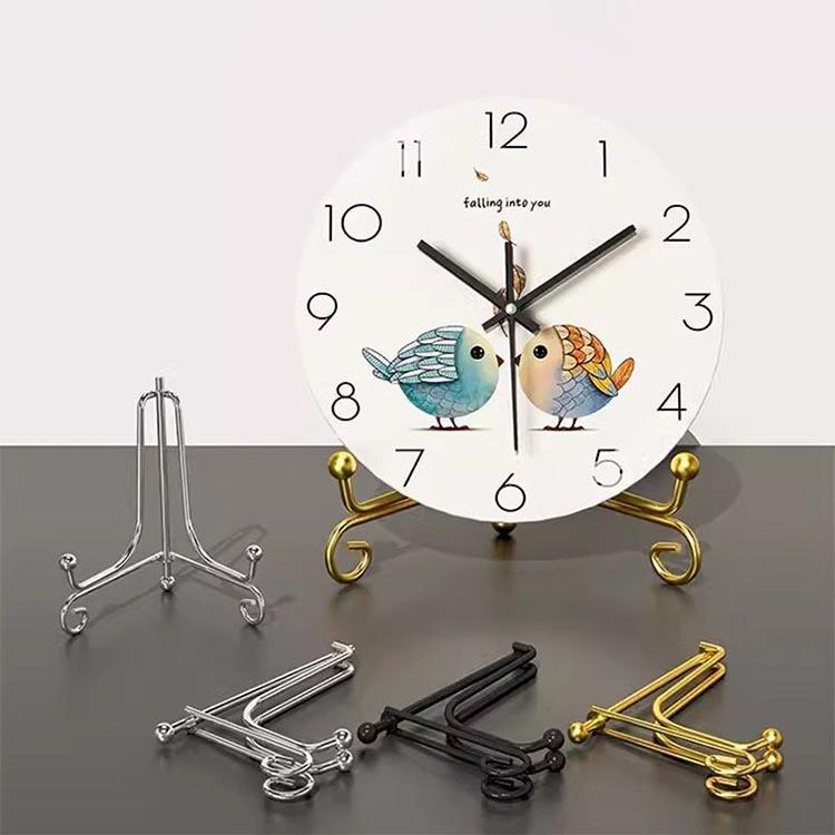 時計 スタンド 掛け時計 スタンド 置き時計 折りたたみ アイアン 皿たて 皿立て 写真立て 本立て 絵本 額絵 展示 ディスプレイスタンド 飾り台 |  | 02