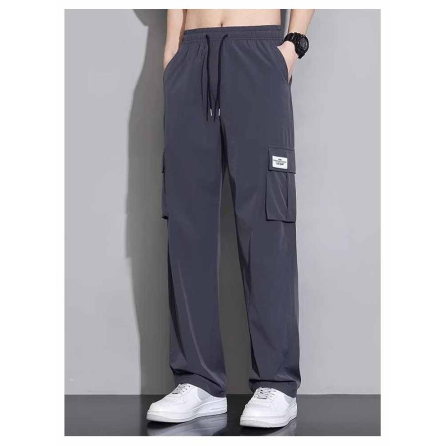 カーゴパンツ メンズ 接触冷感 パンツ ワイドパンツ 薄手 夏 涼しい ひんやり メンズ ボトムス オーバーサイズ ゆったり イージーパンツ カーゴ |  | 13