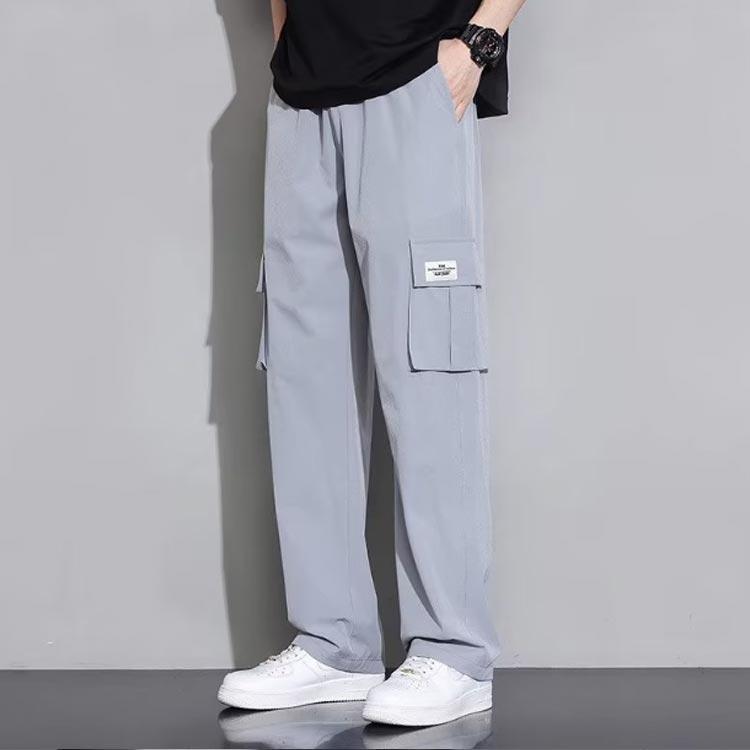 カーゴパンツ メンズ 接触冷感 パンツ ワイドパンツ 薄手 夏 涼しい ひんやり メンズ ボトムス オーバーサイズ ゆったり イージーパンツ カーゴ |  | 02