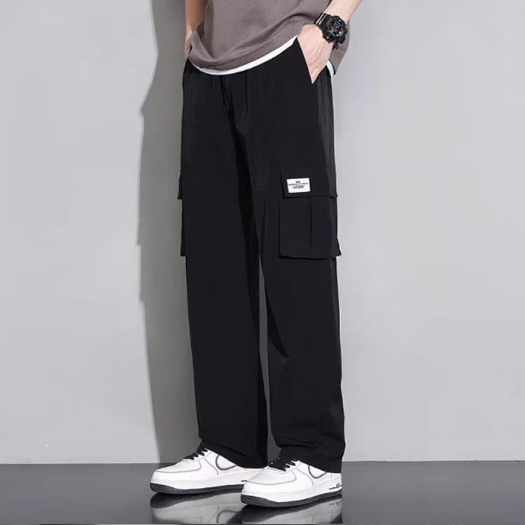 カーゴパンツ メンズ 接触冷感 パンツ ワイドパンツ 薄手 夏 涼しい ひんやり メンズ ボトムス オーバーサイズ ゆったり イージーパンツ カーゴ |  | 03