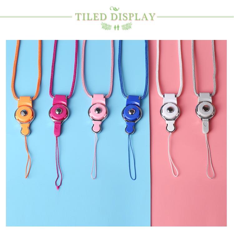 スマホ用ネックストラップ 耐久性 落下防止 2WAY 脱着簡単 使いやすい 便利 カラビナスマホ 鍵用ストラップ カラフル 可愛い 新作 |  | 08