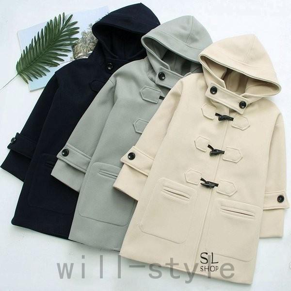 人気セールスクールコートレディースダッフルコート女子中綿ジャケット学生中学生軽いフード付き厚手暖かい通学カジュアル Sta Qdjtmrax Will Style 通販 Yahoo ショッピング