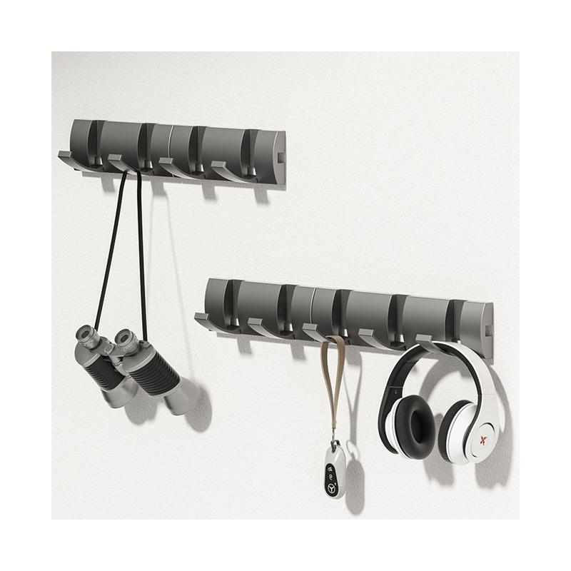 コートハンガー コート掛け 玄関 壁掛けフック ハンガーフック フリップフック 洋服掛け コートハンガー 5連フック ウォールシェルフ 壁掛け 便利 |  | 14