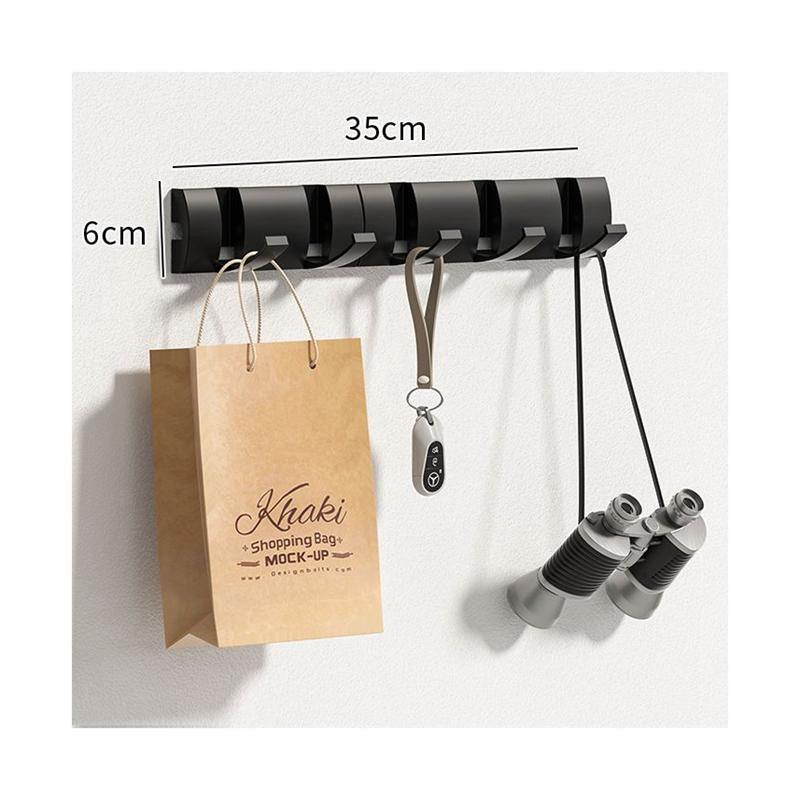 コートハンガー コート掛け 玄関 壁掛けフック ハンガーフック フリップフック 洋服掛け コートハンガー 5連フック ウォールシェルフ 壁掛け 便利 |  | 01