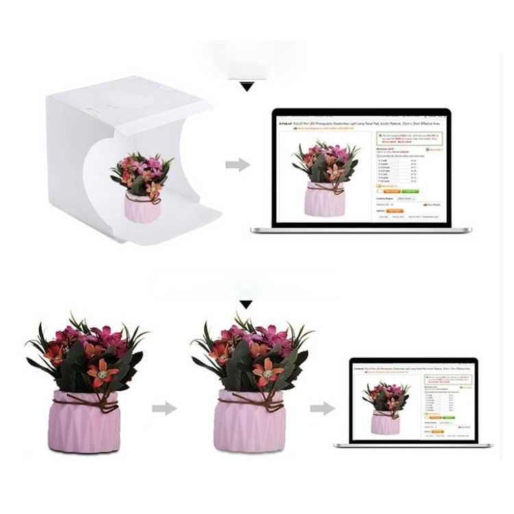 撮影ボックス 撮影ブース 6色背景 ledライト 撮影スタジオ 撮影 写真 簡易 スタジオボックス フォトスタジオ 写真撮影 スマホ 物撮り 撮影照明 |  | 11