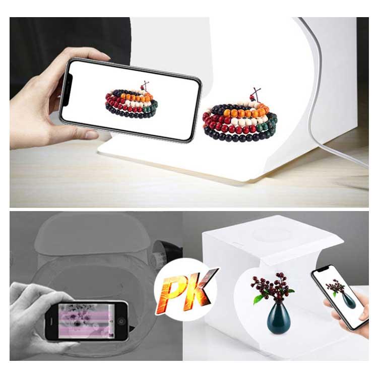 撮影ボックス 撮影ブース 6色背景 ledライト 撮影スタジオ 撮影 写真 簡易 スタジオボックス フォトスタジオ 写真撮影 スマホ 物撮り 撮影照明 |  | 12